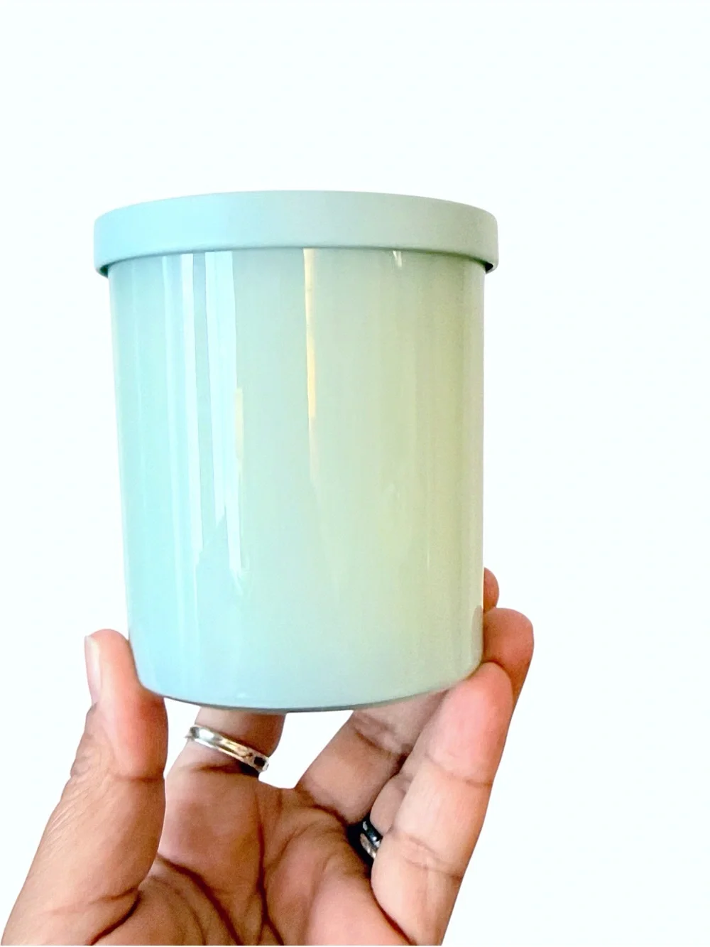 Leoben Company Eucalyptus Mint Stress Relief Scented Candle - Mint Green